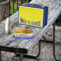 BTS Blue S. Paint Metal Lunchbox