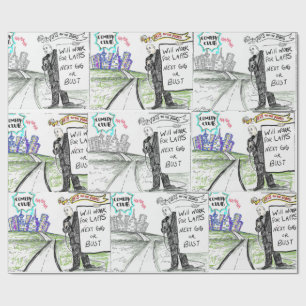 BTS On The Road Wrapping Paper