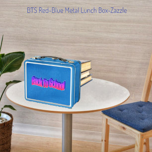 BTS-Red-Blue  Metal Lunch Box