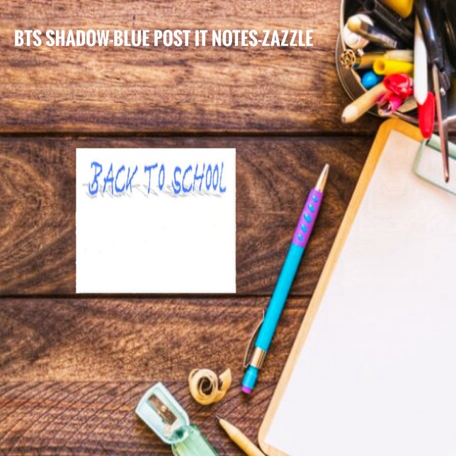 BTS Shadow-Blue Post-it Notes (Creator Uploaded)