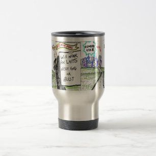 BTS sur la tasse de voyage de route