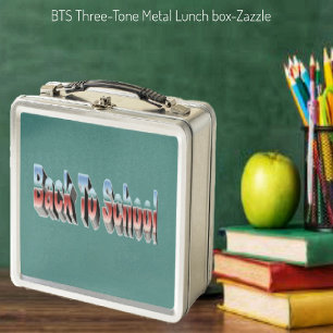BTS Three-Tone   Metal Lunch Box