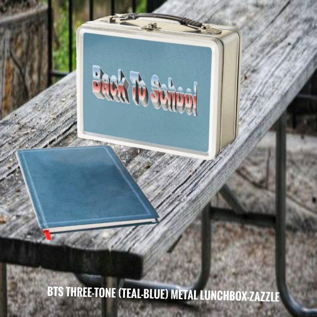 BTS Three-Tone (Teal-Blue) Metal Lunch Box (Creator Uploaded)