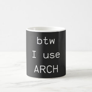 Btw... I use Arch Linux Magic Mug