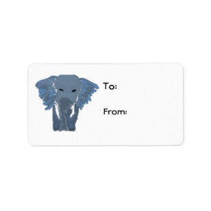 BU- Artsy Elephant Gift Tags
