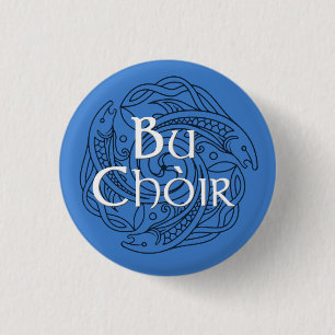 Bu Choir 1 Inch Round Button