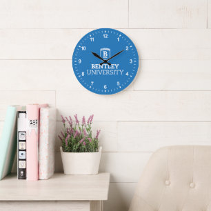 BU Shield Large Clock