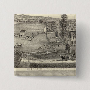 Bubb residences 2 inch square button