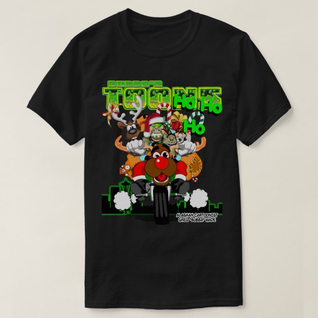 BUBBA CLAUS - SANTA'S OUTLAW COUSIN T-Shirt (Design Front)