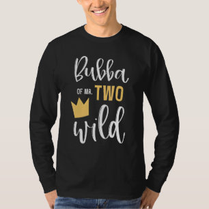 Bubba Of Two Wild 2nd Birthday Party Things Matchi T-Shirt