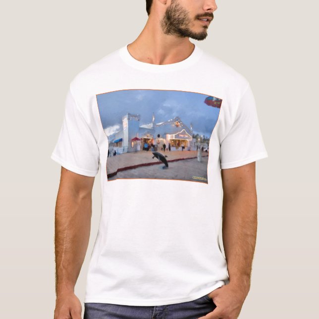 "Bubba T-shirt de base de crevette Gump Cie. " (Devant)