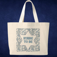 "Bubbe to Be" Funny New Grandma Modern Jewish Cute