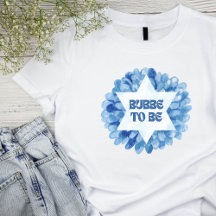 "Bubbe to Be" Funny New Jewish Grandma Watercolor