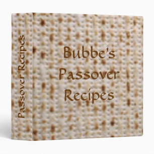 Bubbe's Binder Passover Matzoh Recipe Album