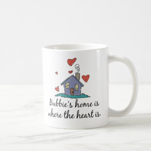 Bubbie's Home is Where the Heart is Coffee Mug