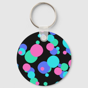 Bubble Abstract Pattern  Keychain