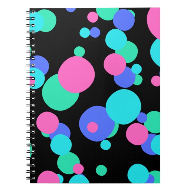 Bubble Abstract Pattern     Notebook (Front)