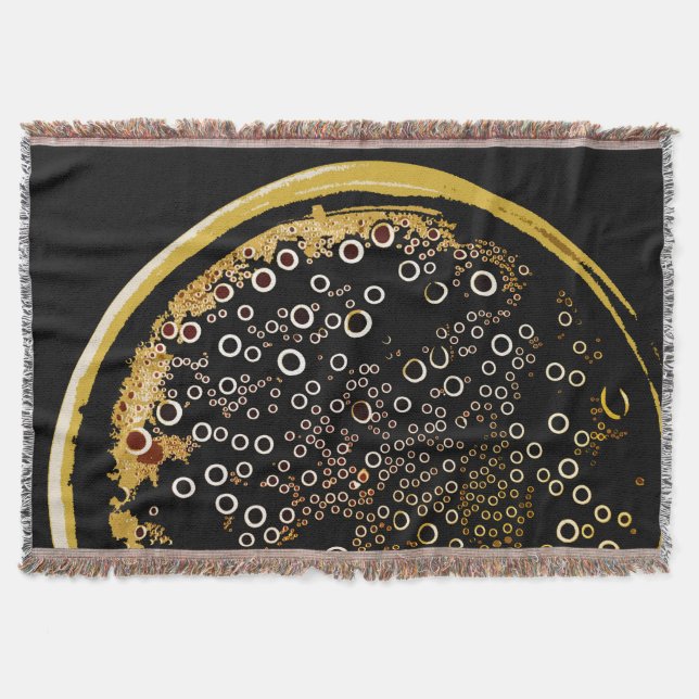 Bubble Art Throw Blanket (Front)