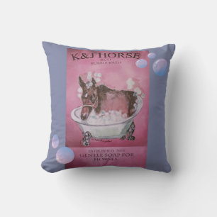  BUBBLE BATH ADD I DESIGNED Fleece Blanket Throw Pillow