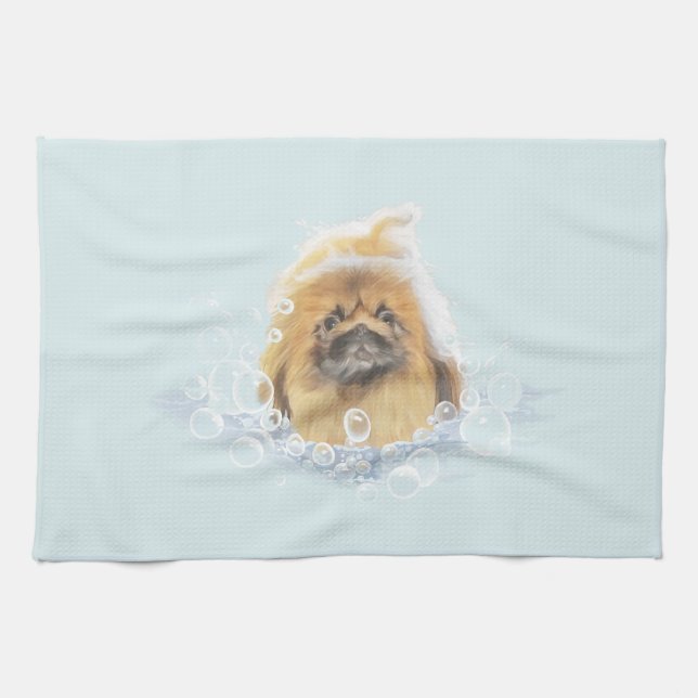 Bubble Bath Kitchen Towel (Horizontal)