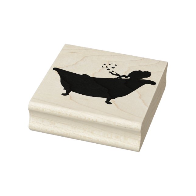 Bubble Bath Time Rubber Stamp (Stamp)