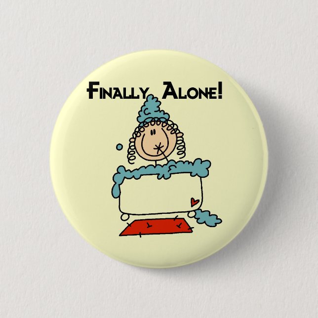 Bubble Bath Tshirts and Gifts 2 Inch Round Button (Front)