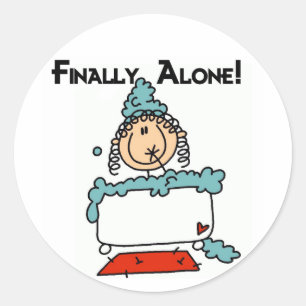Bubble Bath Tshirts and Gifts Classic Round Sticker