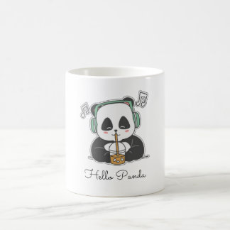 Bubble Beats Panda Coffee Mug