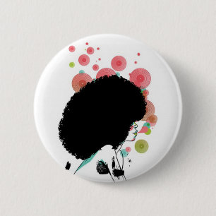 Bubble Bee 2 Inch Round Button