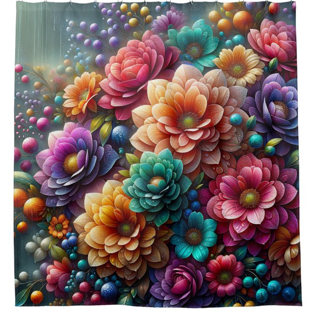 “Bubble Blooms: Vibrant Floral" (Front)