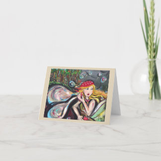 Bubble Blower Note card