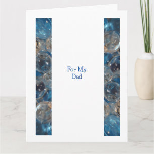 Bubble Blue - Father's Day 4 Card