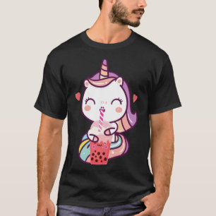 Bubble Boba Tea cartoon humour T-Shirt