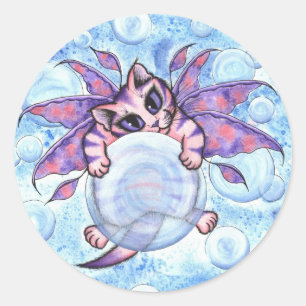 Bubble Fairy Kitten Cat Sticker