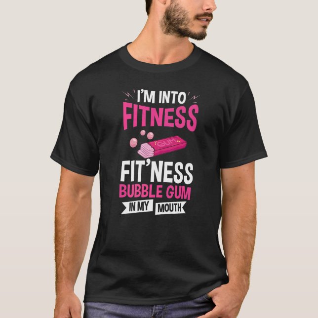 Bubble Gum Ball Gumball Chewing Gum T-Shirt (Front)