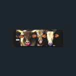 Bubble Gum Blowing Rodeo Bull Cows Western Pop Art Canvas Print<br><div class="desc">Bubble Gum Blowing Rodeo Bull Cows Western Pop Art digital painting by Artist Rick Short called The Three Amigos of three bull cows relaxing after a rough night at the rodeo.</div>