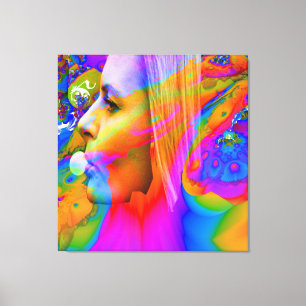 Bubble gum canvas print
