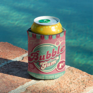 Bubble Gum Cozy Can Cooler