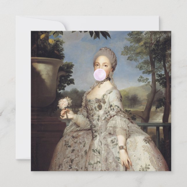 Bubble gum Diva Luisa de Parma Card (Front)