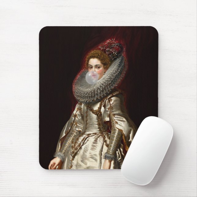 Bubble gum Diva Marchesa Mouse Pad (With Mouse)
