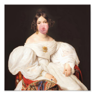 Bubble Gum Diva Photo Print