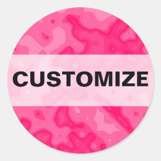 Bubble Gum Factory Accident Classic Round Sticker