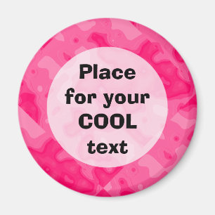Bubble Gum Factory Accident Template (round) Magnet