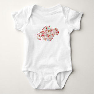 Bubble gum funny tuna fish flavour baby bodysuit