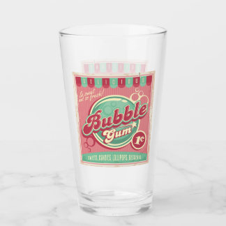 Bubble Gum Glass Tumbler
