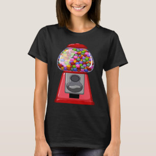 Bubble Gum Gumball Machine Halloween America July  T-Shirt