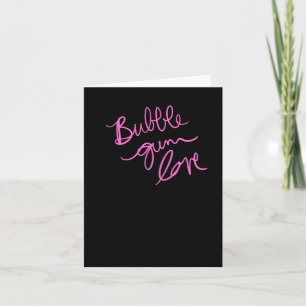 Bubble Gum Love Sticker Card