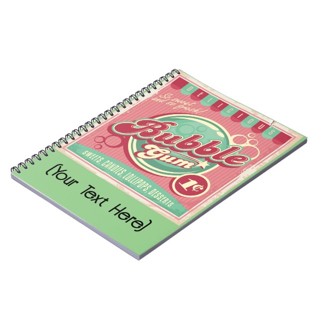 Bubble Gum Photo Notebook (Left Side)