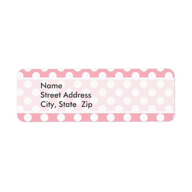 Bubble Gum Pink Polka Dots (Front)