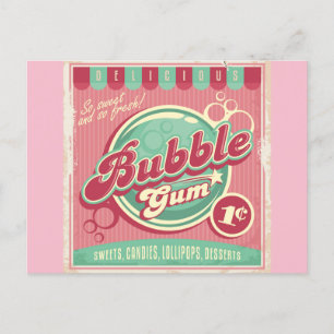 Bubble Gum Postcard